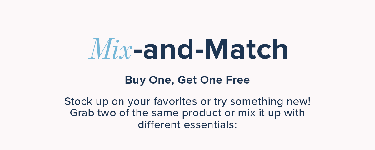 Mix-and-Match
