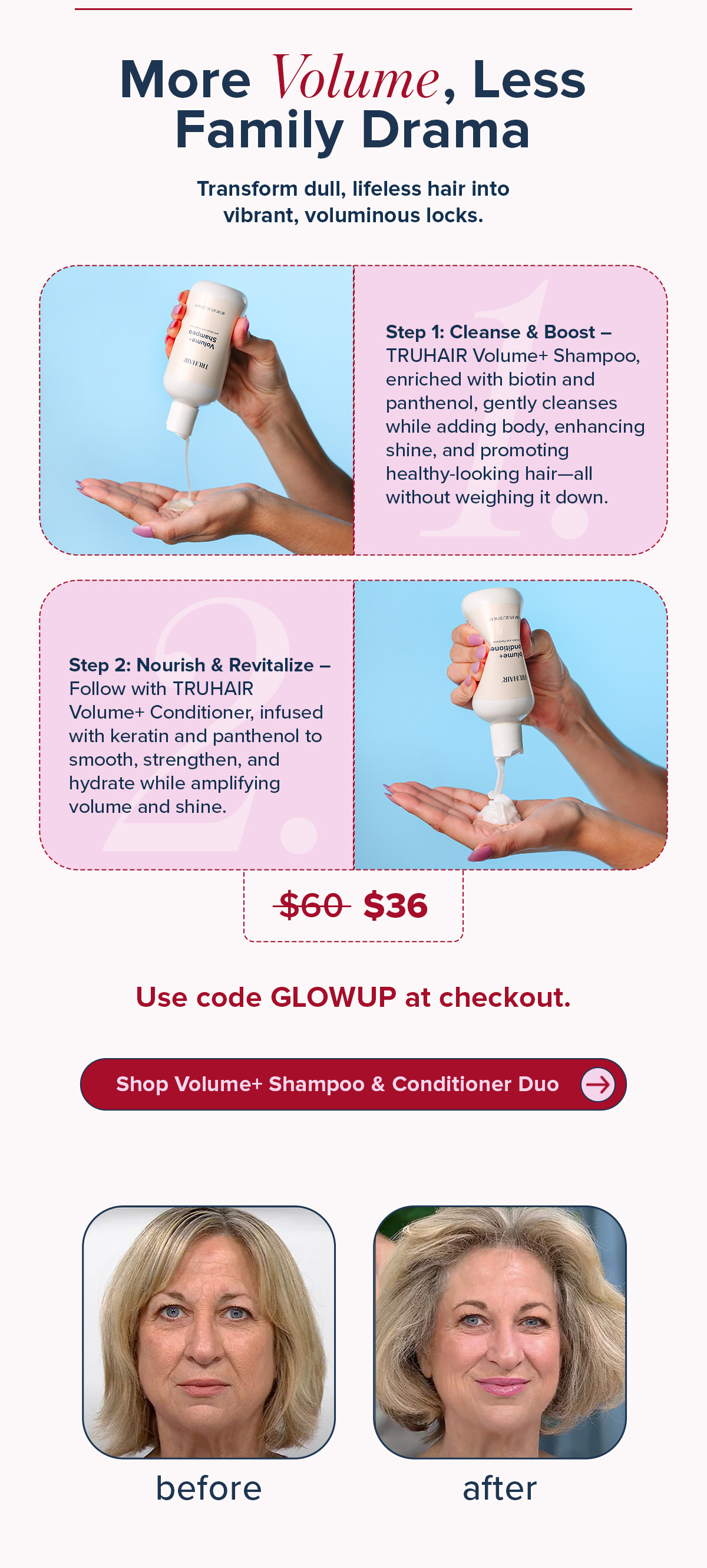Shop Volume + Shampoo & Conditioner Duo