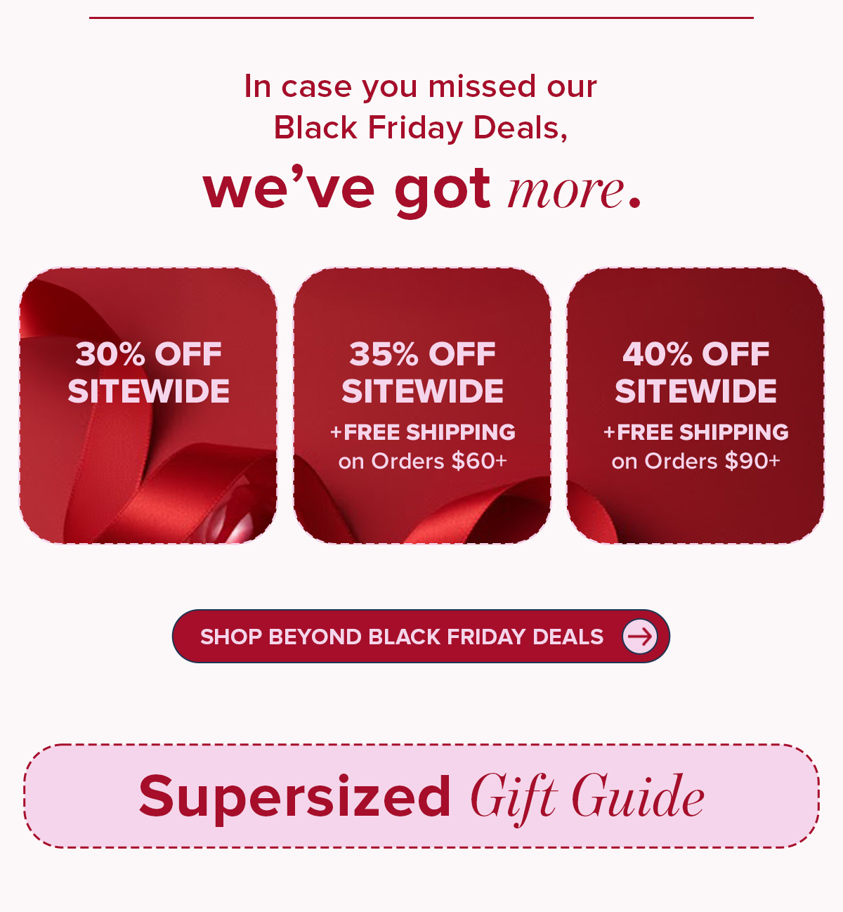 Shop Beyond Black Friday Deals