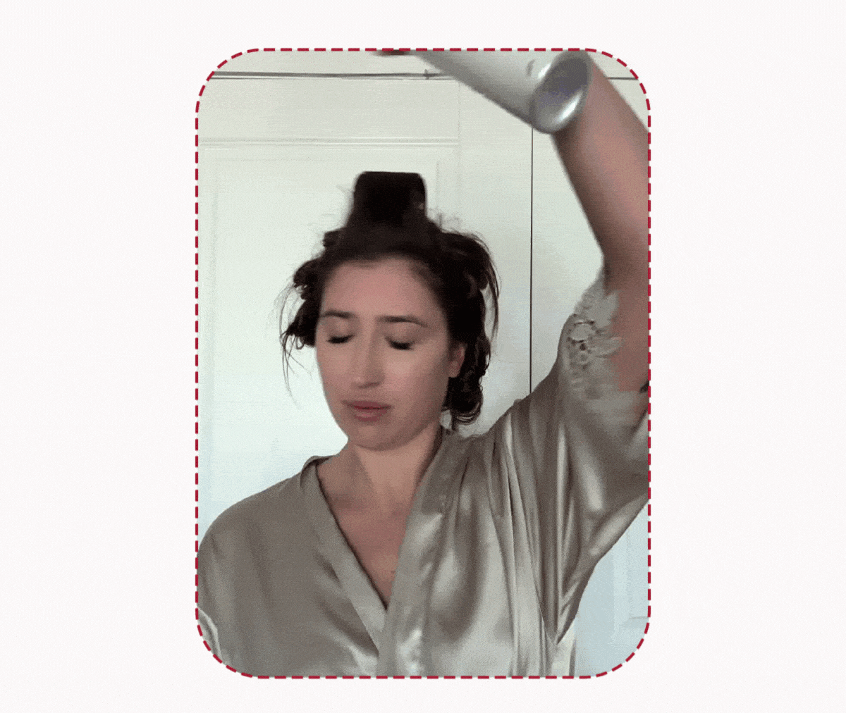 Woman using Root & Scalp