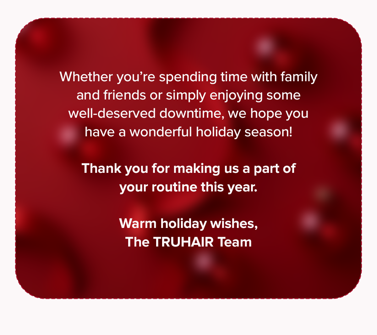 Happy Holidays