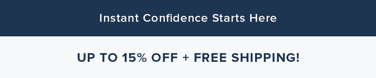 Up to 15% off + Free Shipping