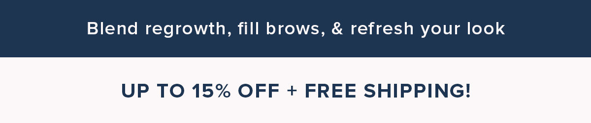 Up to 15% off + Free Shipping