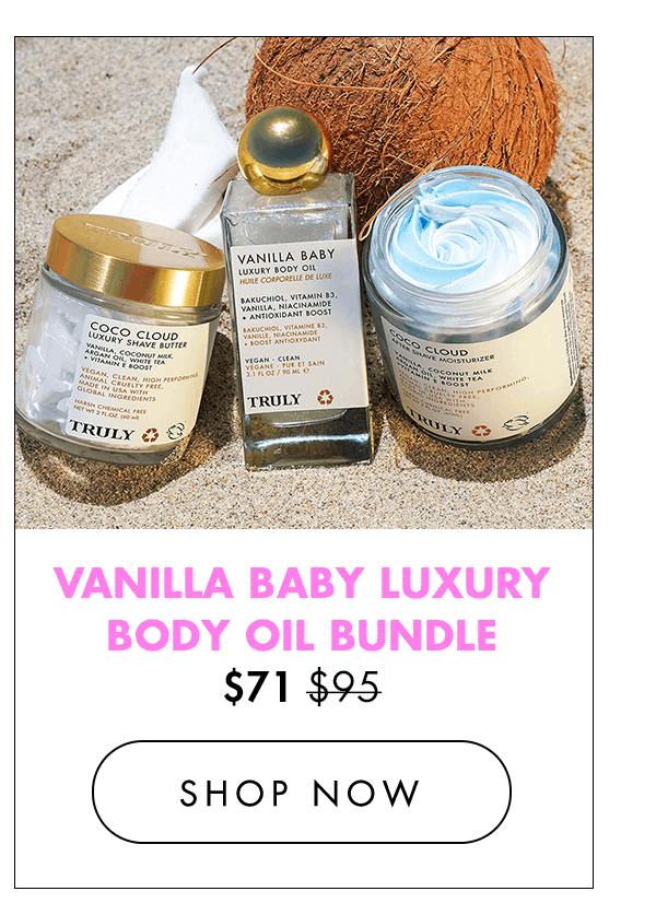 Vanilla Baby Luxury Body Oil Bundle