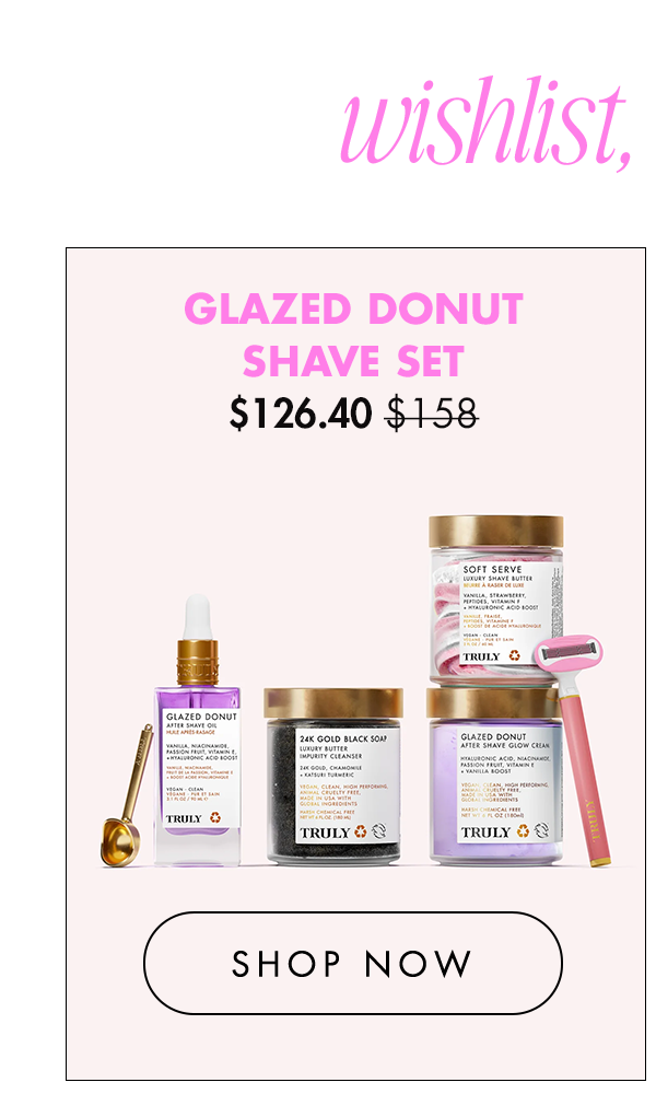 Glazed Donut Shave Set 