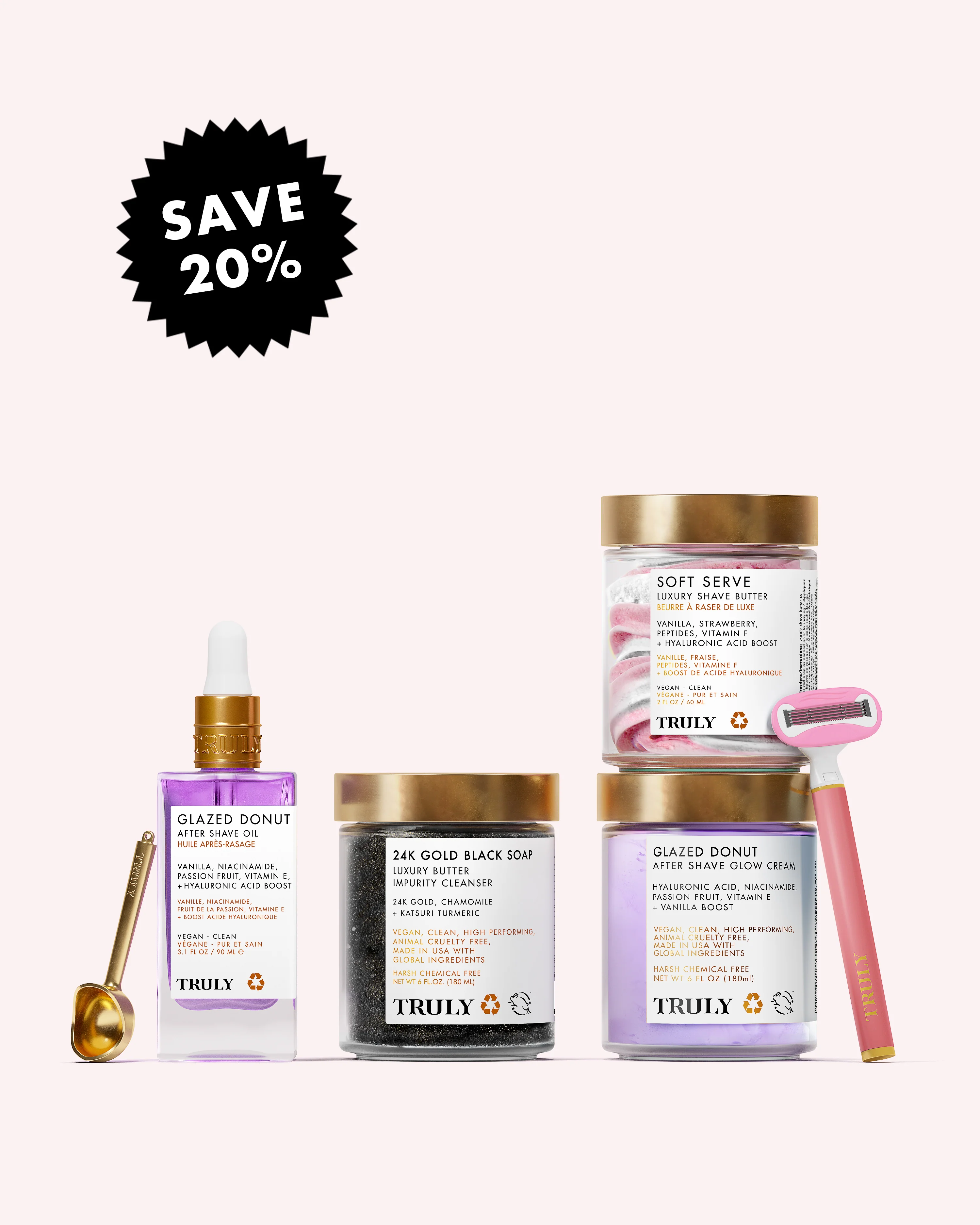 Image of Glazed Donut Shave Set