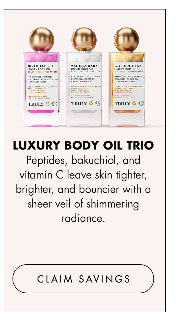 Luxury Body Oil Trio