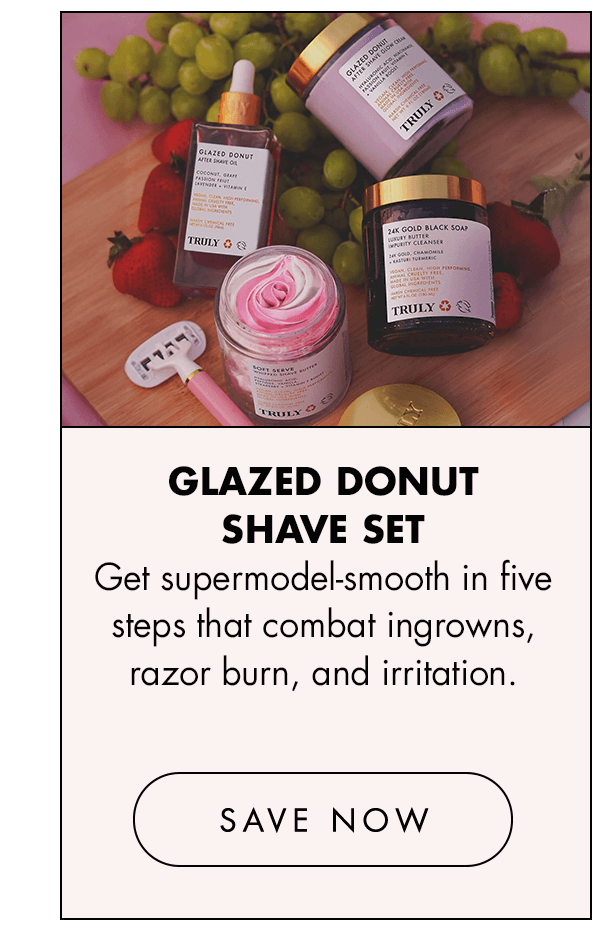 Glazed Donut Shave Set
