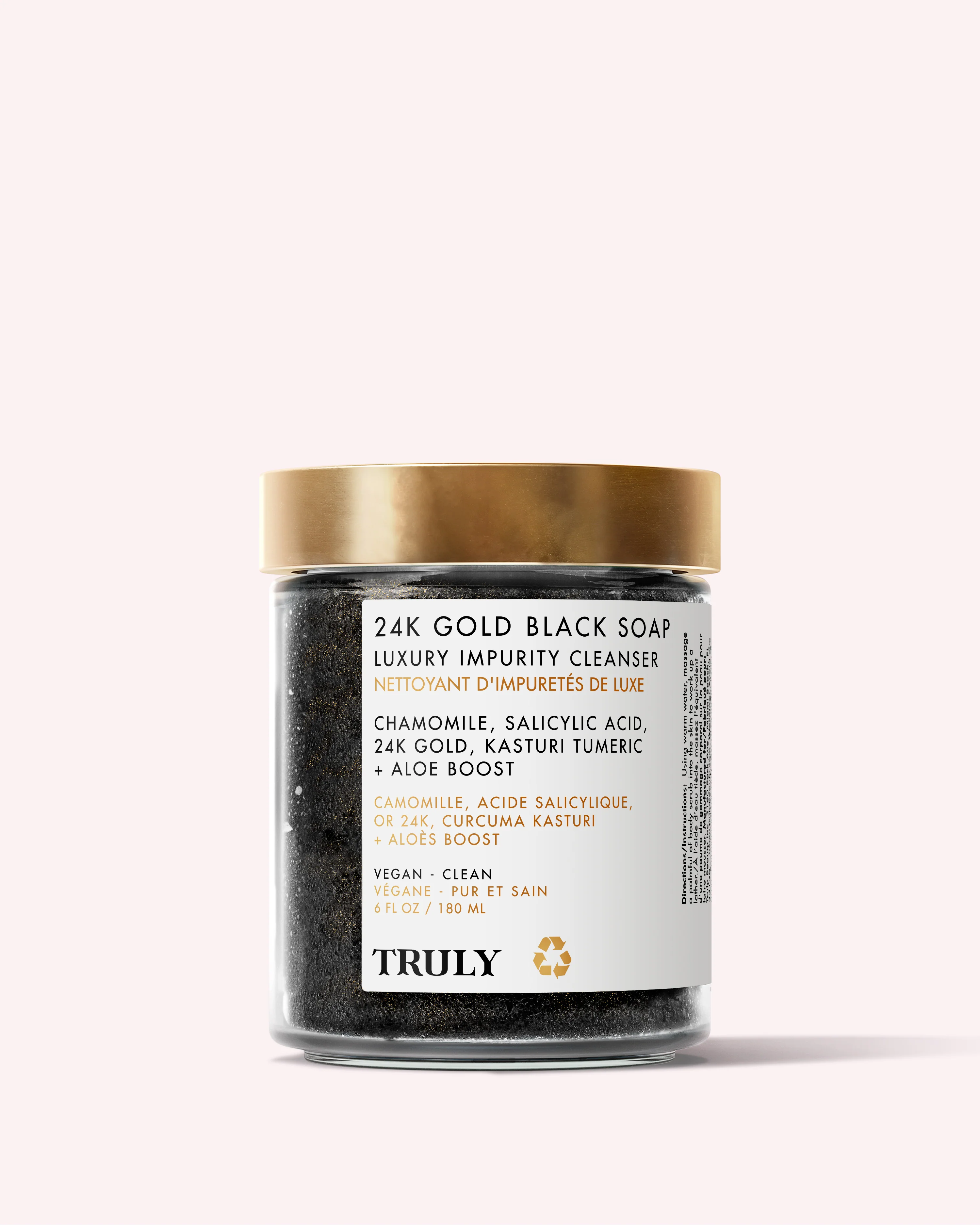 Image of 24K Gold Black Soap Luxury Butter Impurity Cleanser