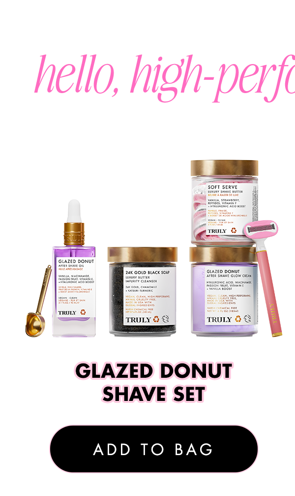 Glazed Donut Shave Set 