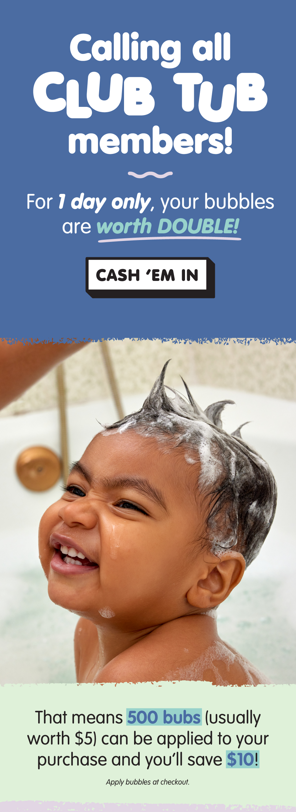 CASH 'EM IN
