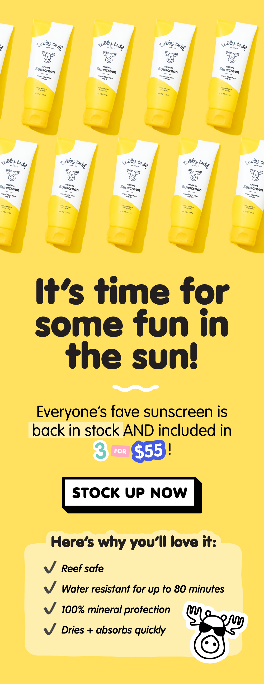 STOCK UP NOW