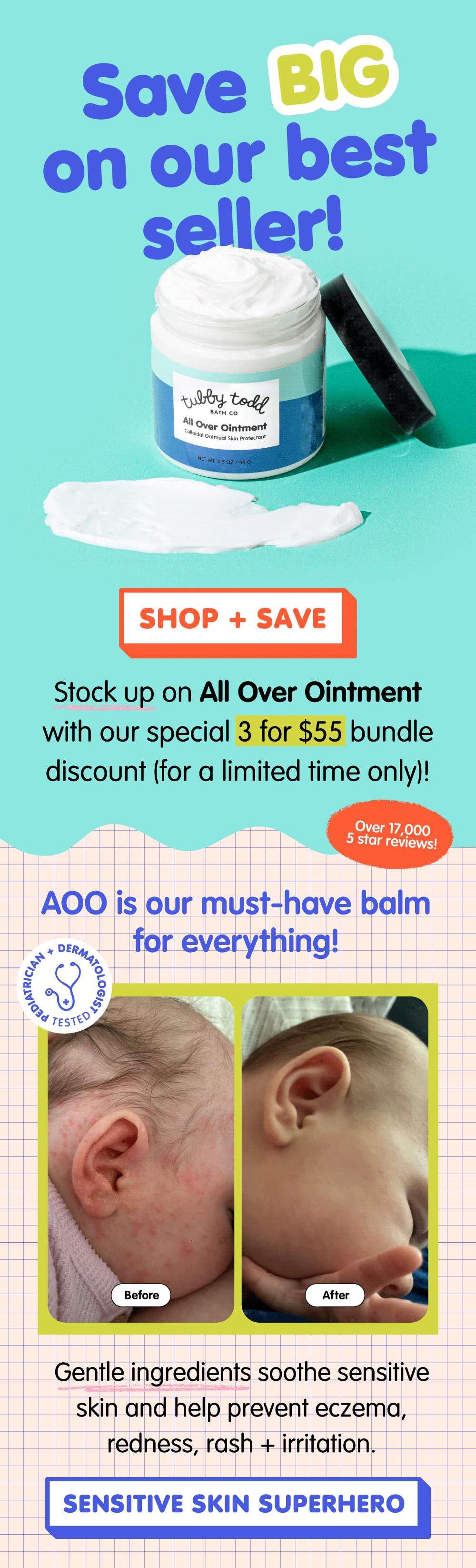 SHOP + SAVE