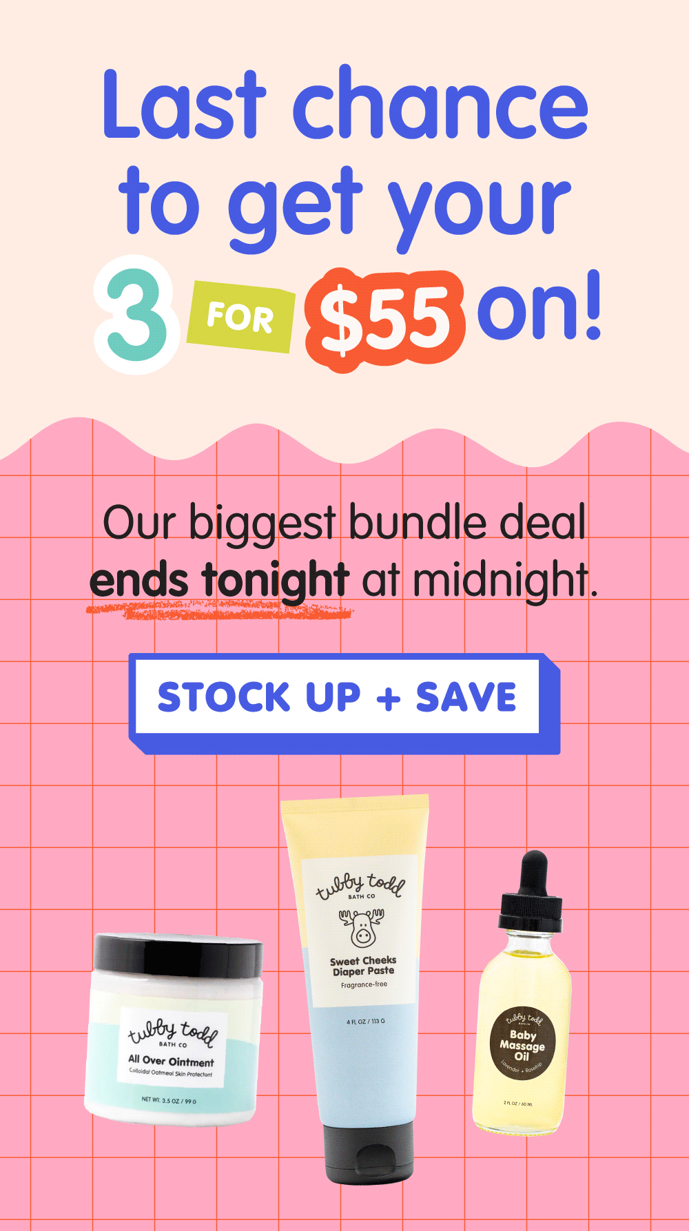 STOCK UP + SAVE