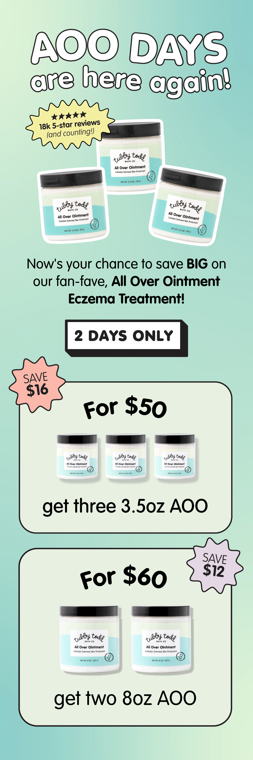 2 DAYS ONLY