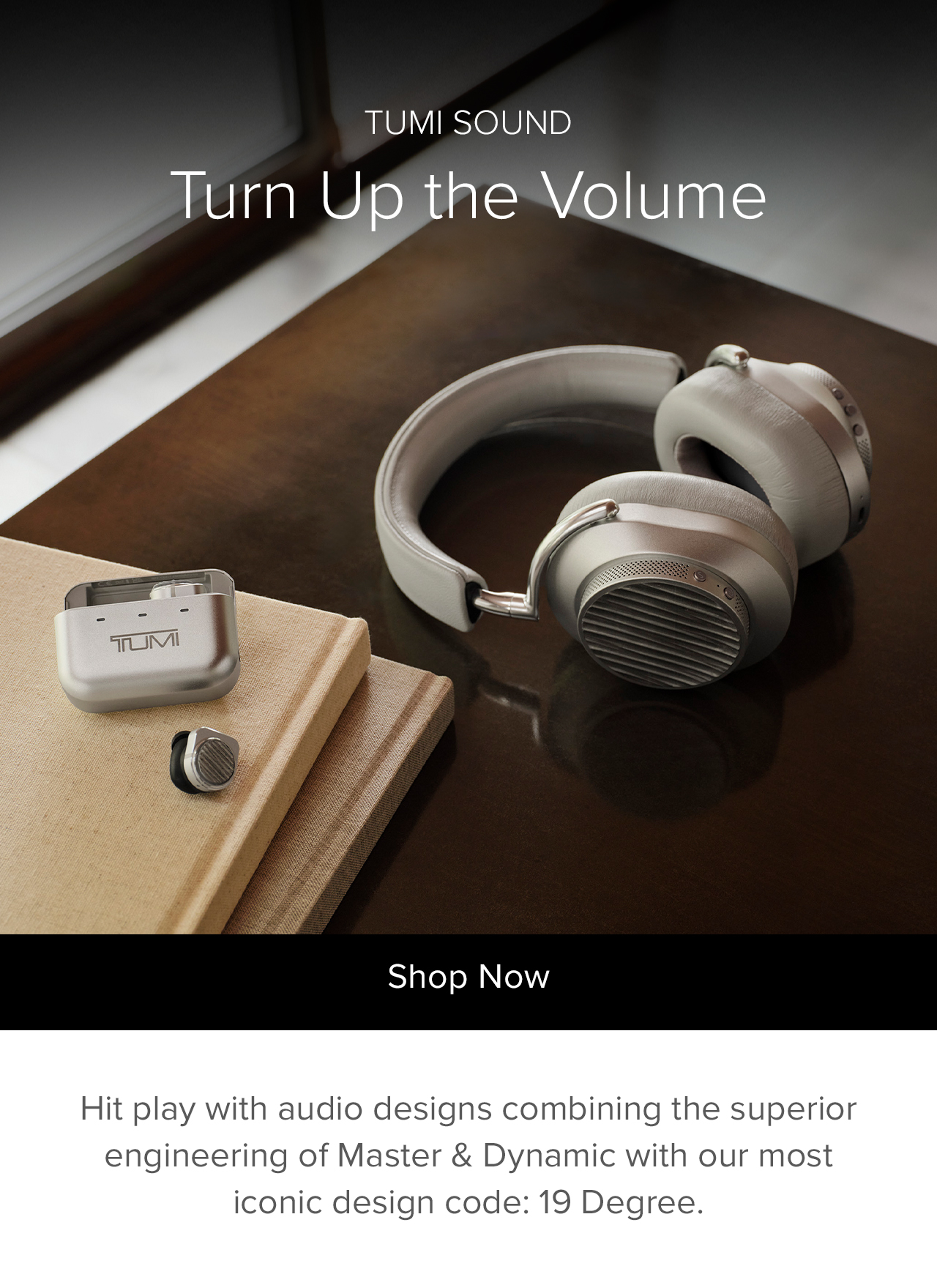 Just Dropped: Shop TUMI Sound
