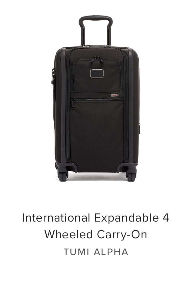 Alpha - International Expandable 4 Wheeled Carry-On