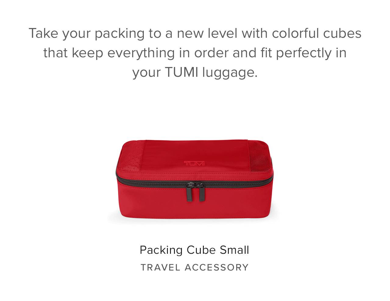 Shop TUMI Red Packing Cubes