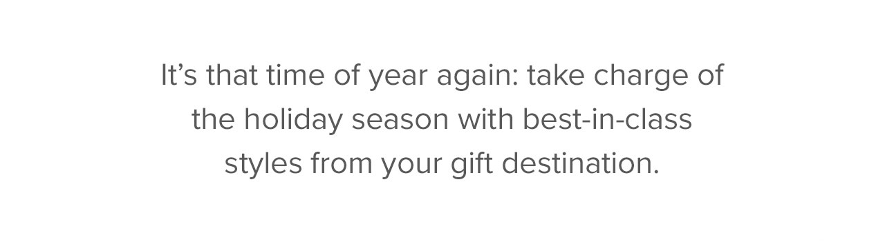 It's that time of the year. 