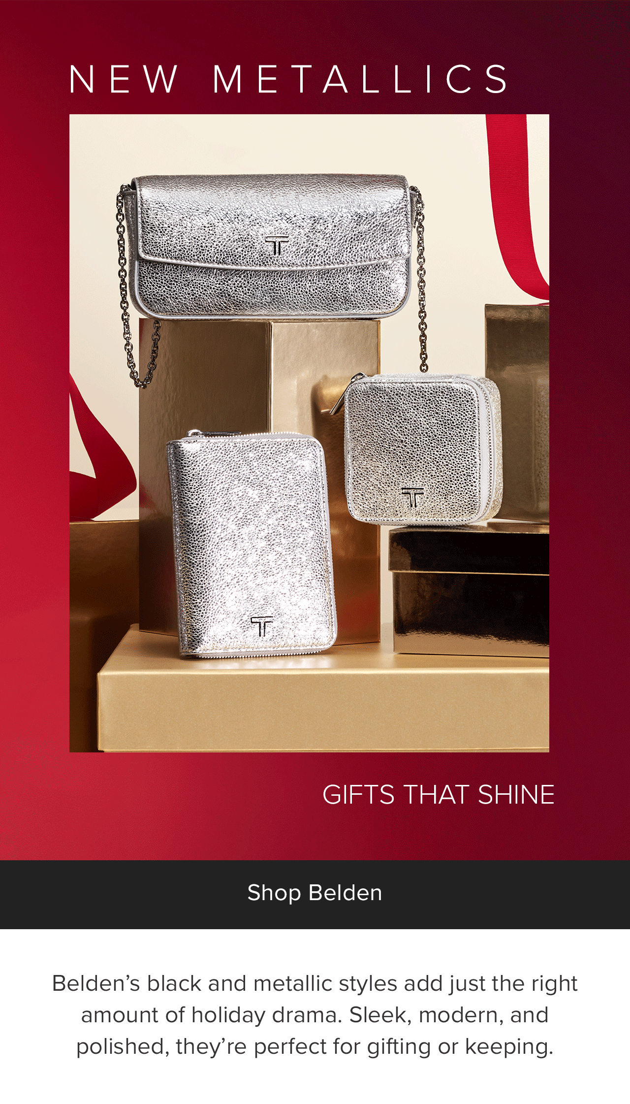 New Metallics: Shop Gifts That Shine