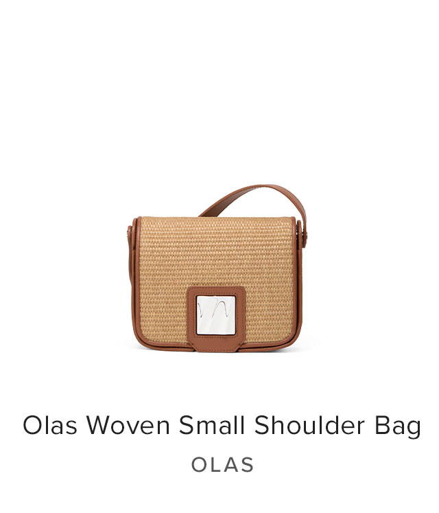 Olas Woven Small Shoulder Bag