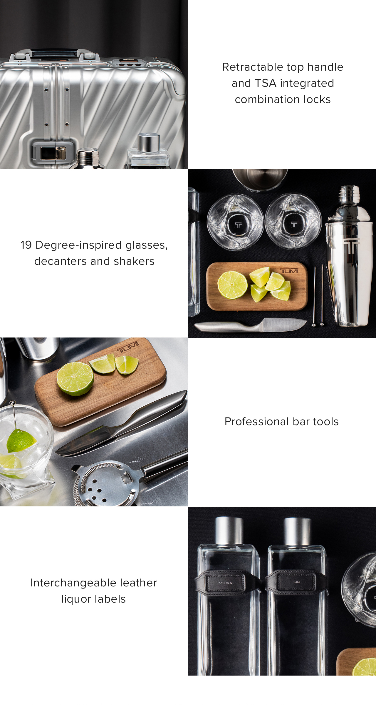 Take summer entertaining to the next level with this luxurious bar set. Encased in an aircraft-grade aluminum shell, it features everything you need to craft the perfect cocktail. 