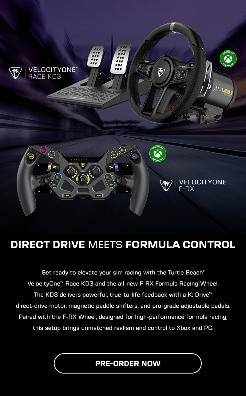 Secure Your Spot on the Grid – Pre-Order the VelocityOne™ KD3 and VelocityOne™ F-RX