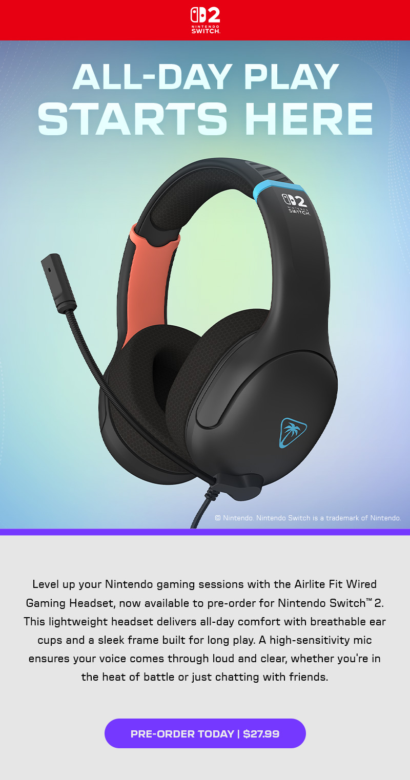 Airlite Fit for Nintendo Switch™ 2