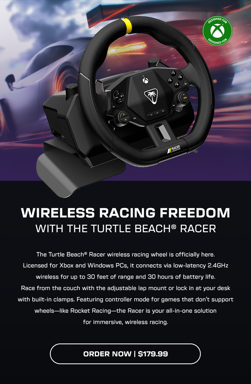 Order the Turtle Beach® Racer Now