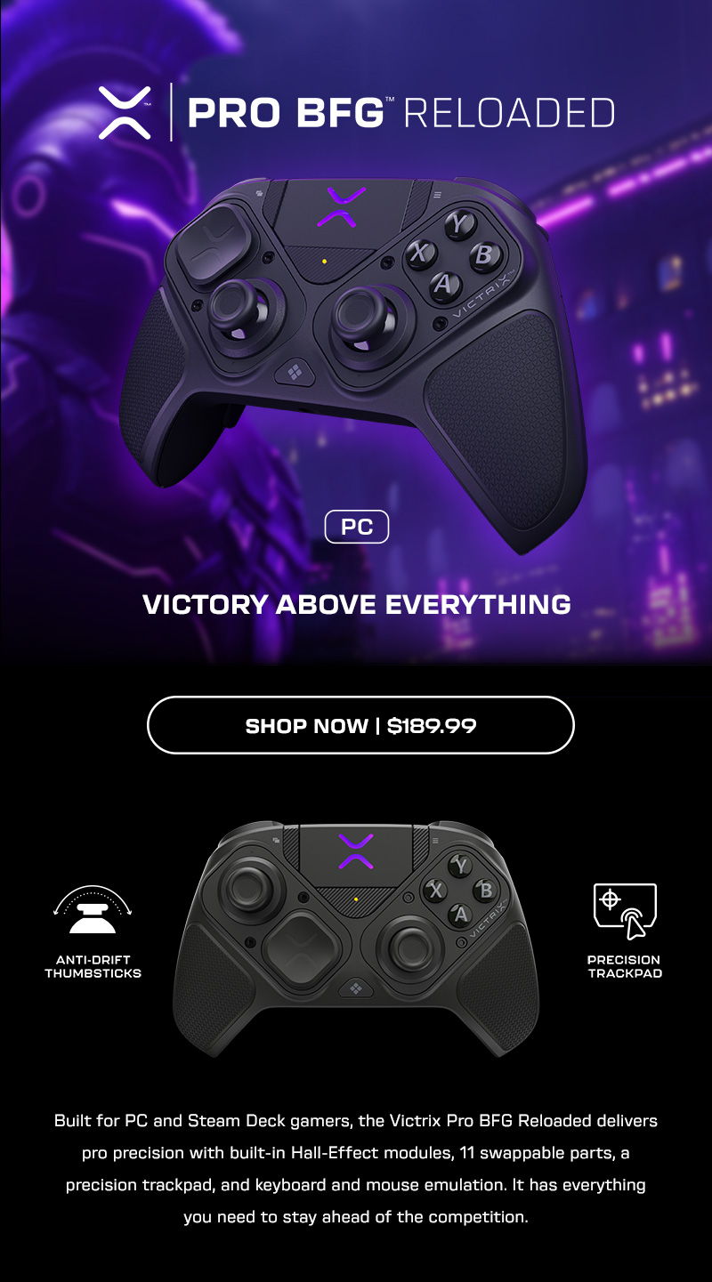 The PC controller built for Victory