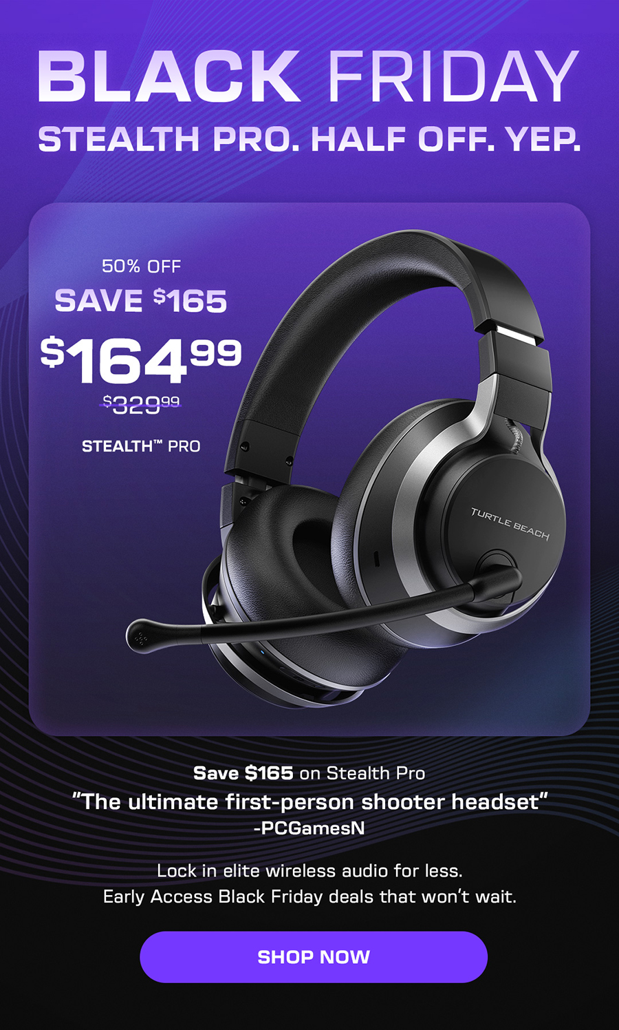 Save $165 on Stealth Pro