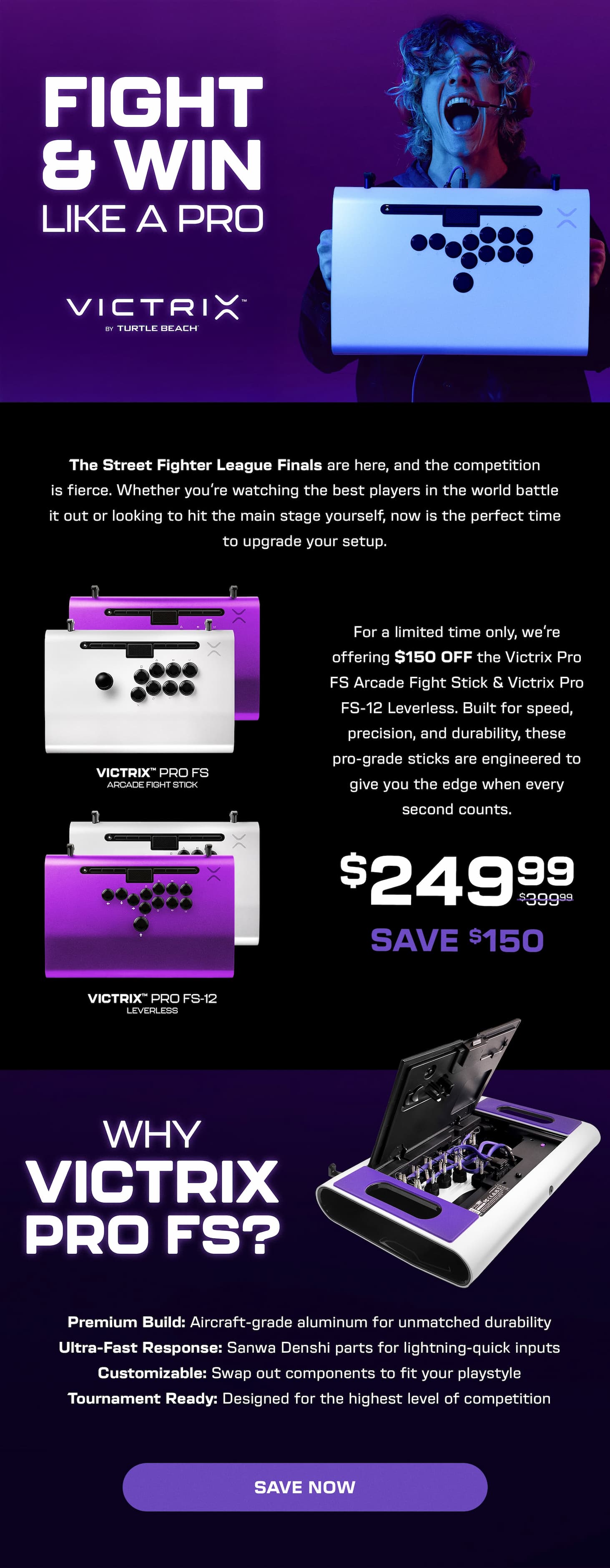 Big Savings to celebrate Street Fighter League Finals