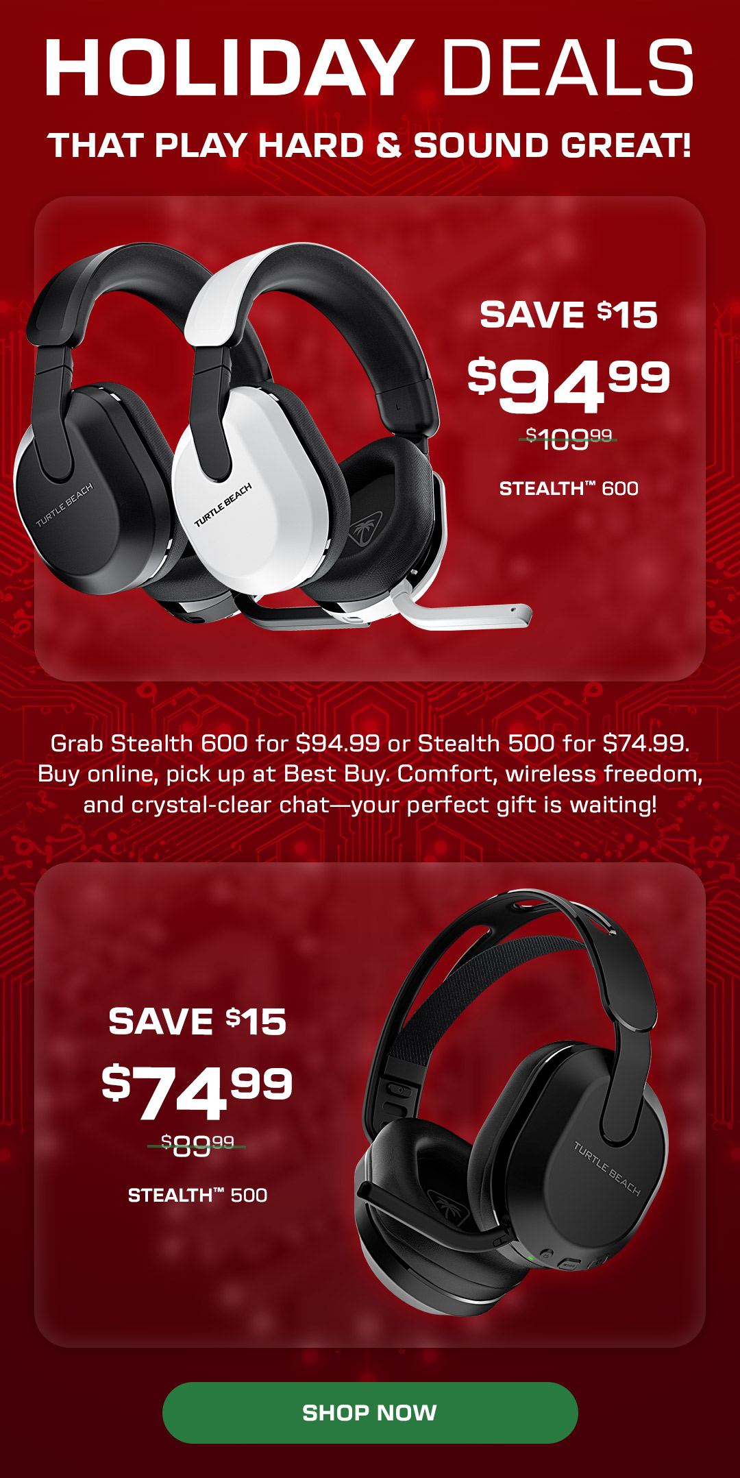 Holiday Deals That Play Hard & Sound Great!