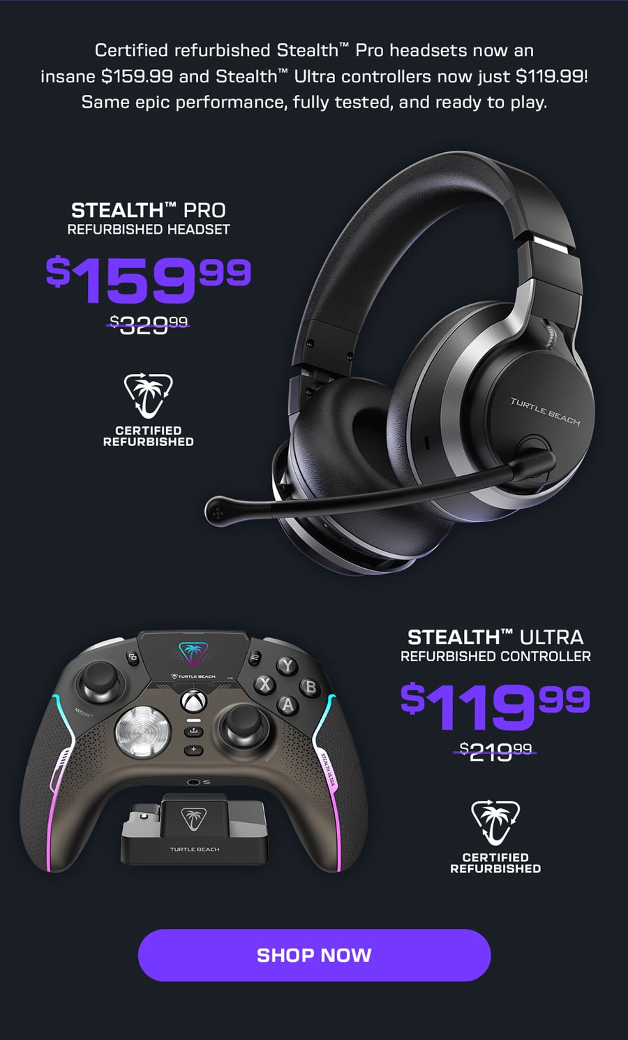 Refurbished, tested, gamer-approved.