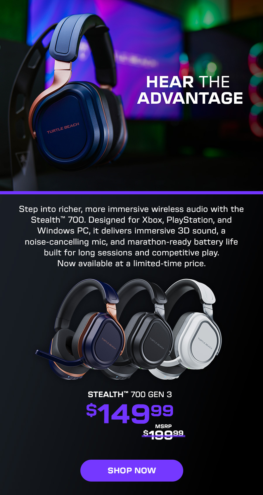 Upgrade Your Sound. Stealth™ 700 Savings