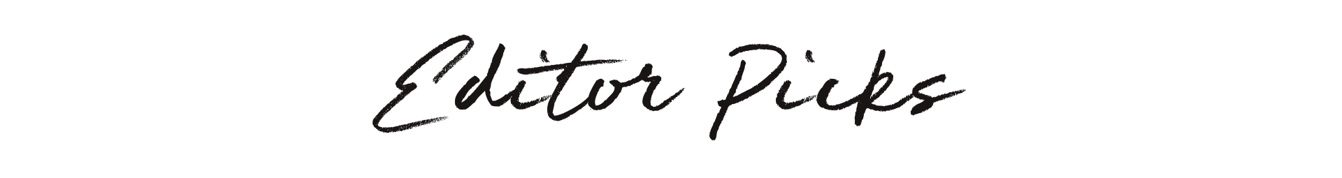 Editor Picks