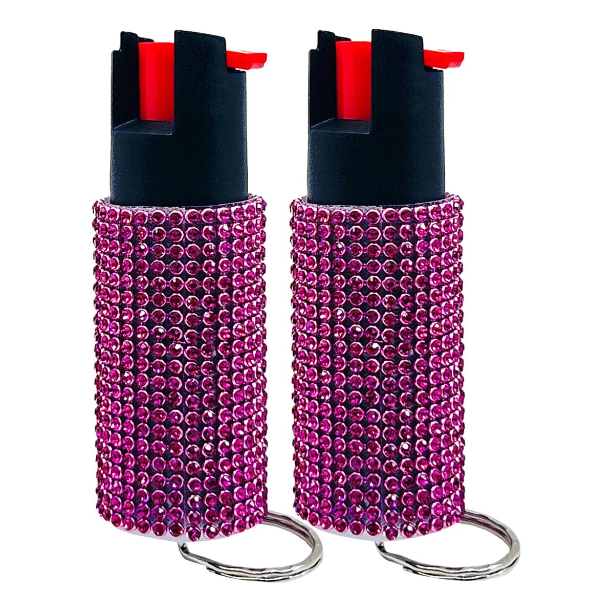Defy by Flipo Bling Pepper Spray Keychains - Set of 2