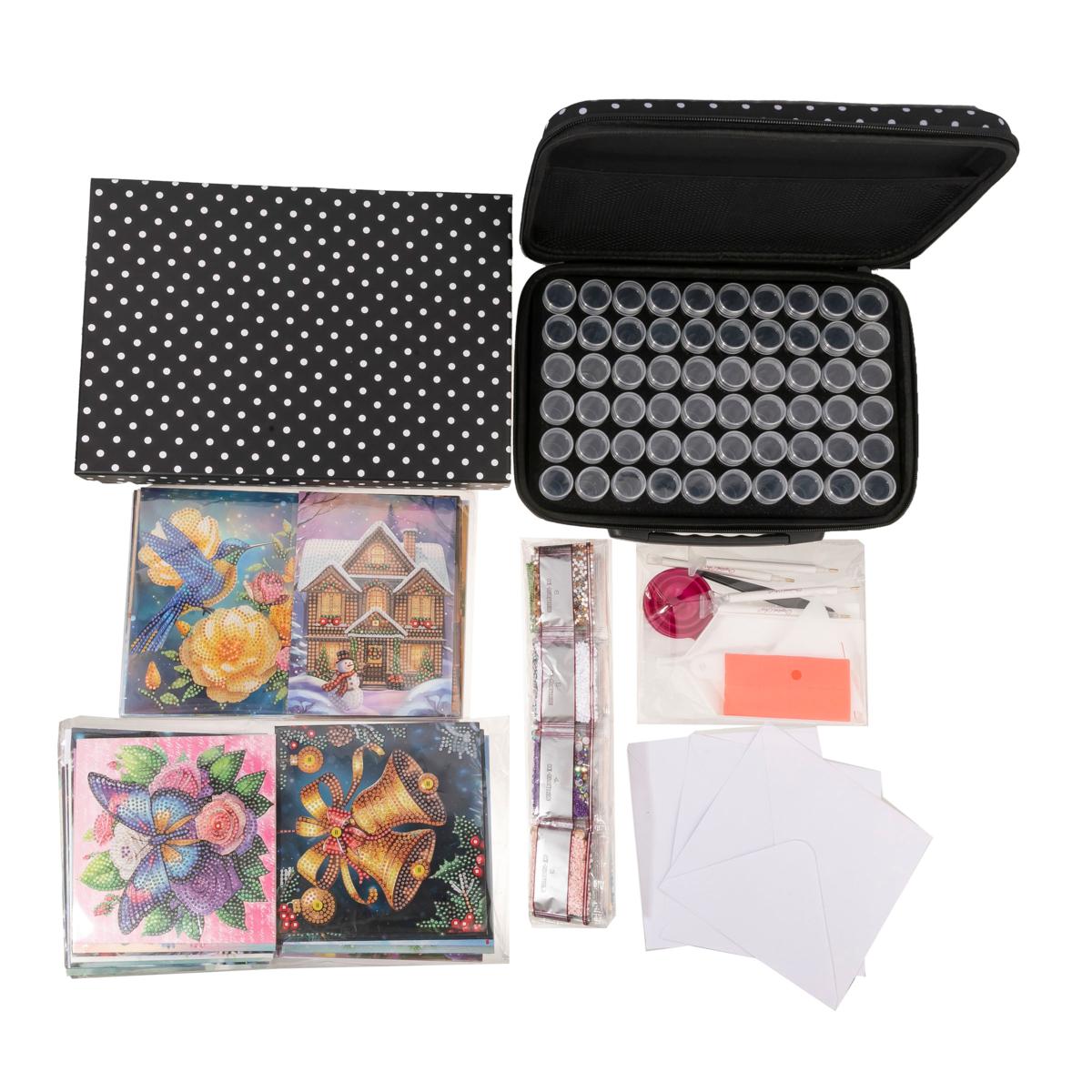 Craft Buddy Crystal Art Christmas and Every Day Card-Making Kit