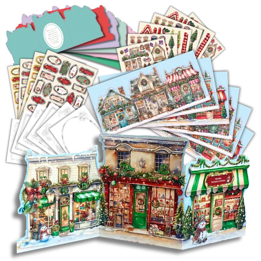 Craft Buddy Sweet Village Papercrafting Holiday Card