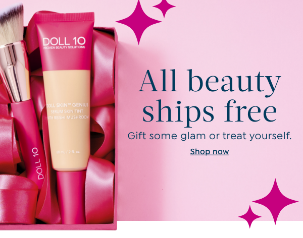 all beauty ships free