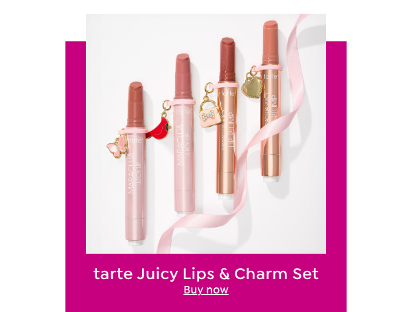 tarte juicy lips & charm set