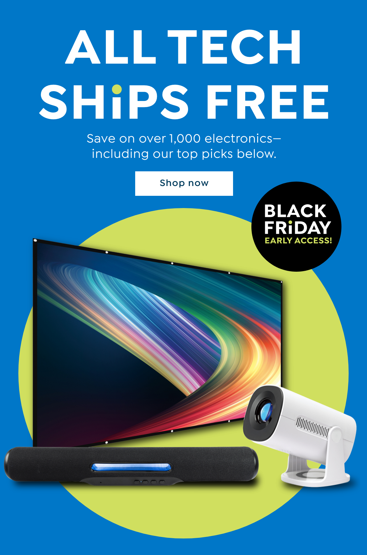 all tech ships free