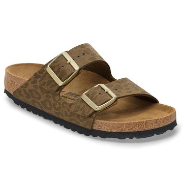 Birkenstock Arizona Birkibuc Leopard-Design Sandal