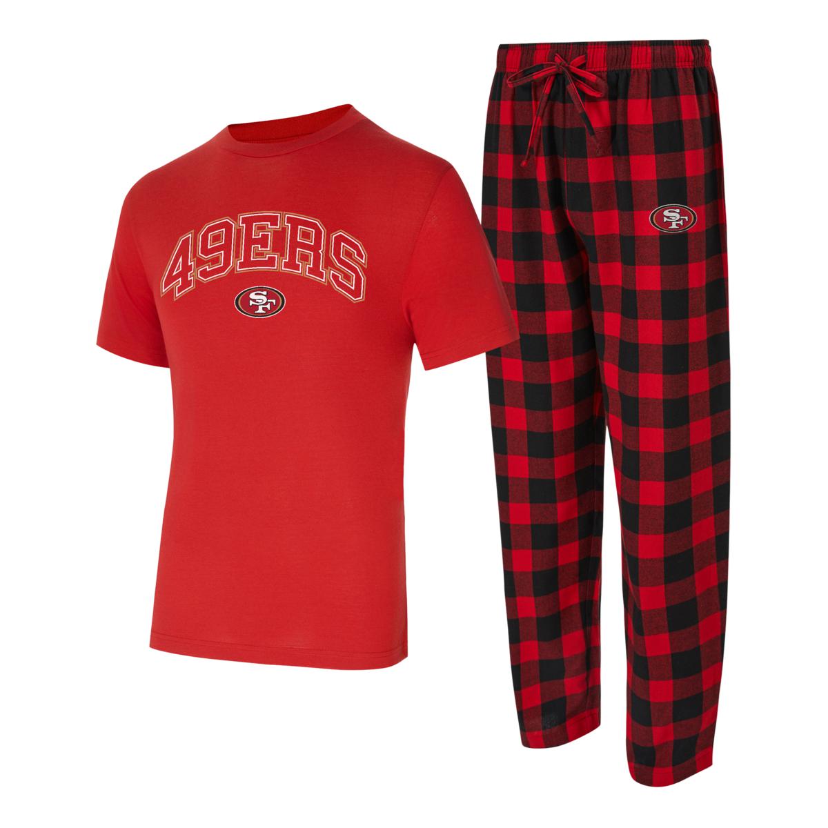Officially Licensed NFL Men's Avondale 2pc Sleep Set by Concepts Sport - 49ers