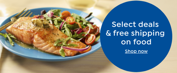 select deals & free shipping on food