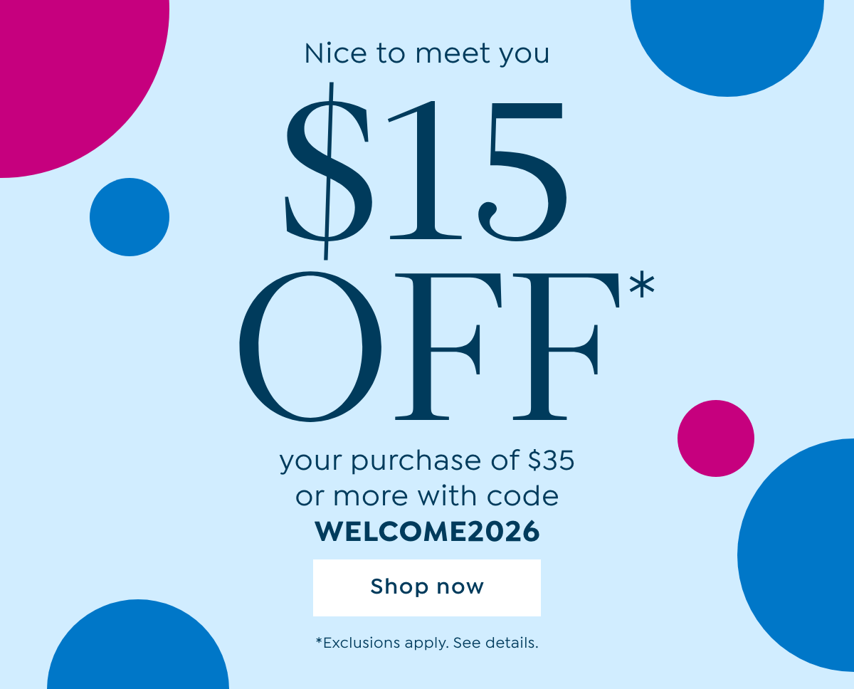 just for you $15 off
