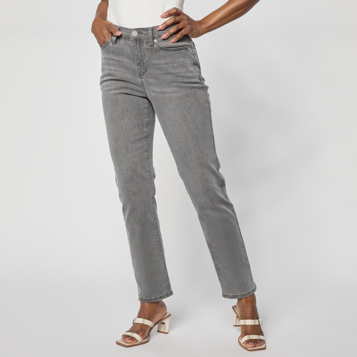 DG2 by Diane Gilman Lux Touch Denim Straight-Leg Jean