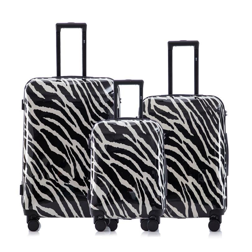 3-Piece Lightweight Durable ABS Luggage Set