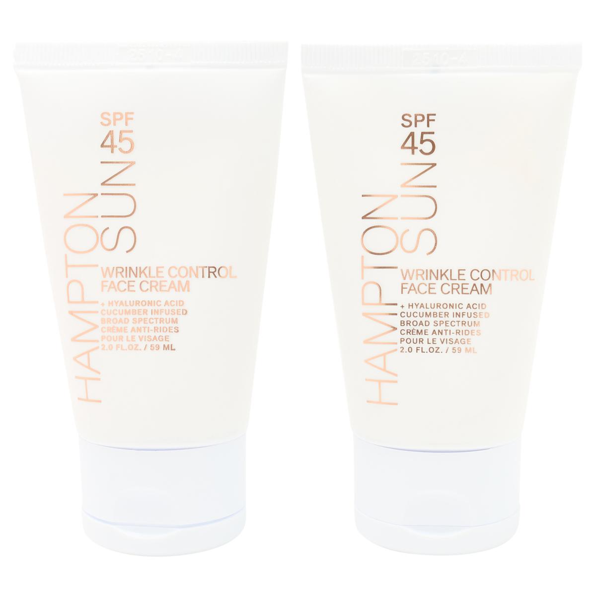 Hampton Sun SPF 45 Wrinkle Control Face Cream Duo