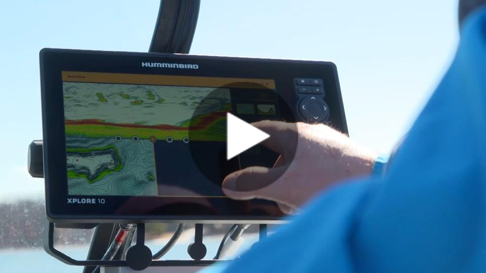 First scene of a video featuring guided tech for fishing